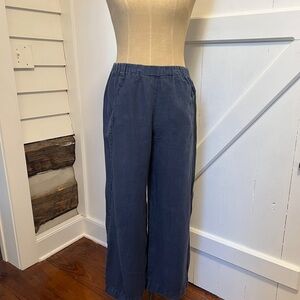 Velvet by Graham & Spencer Navy Cotton Pull On Pants Women’s XS | Elastic Waist